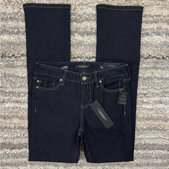 Liverpool Sadie Straight Leg Jeans Sz 2/26 NWT | Liverpool Straight Leg Jeans - - Picture 6 of 13